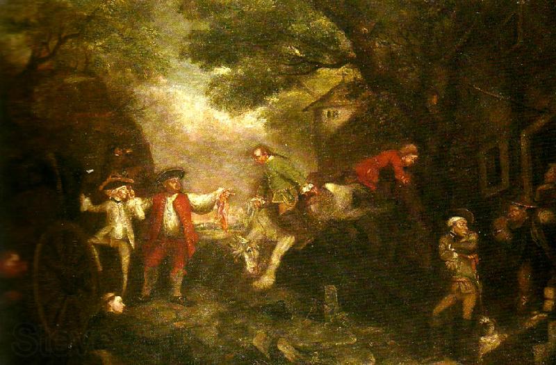 Sir Joshua Reynolds ralph howard,s escapade France oil painting art